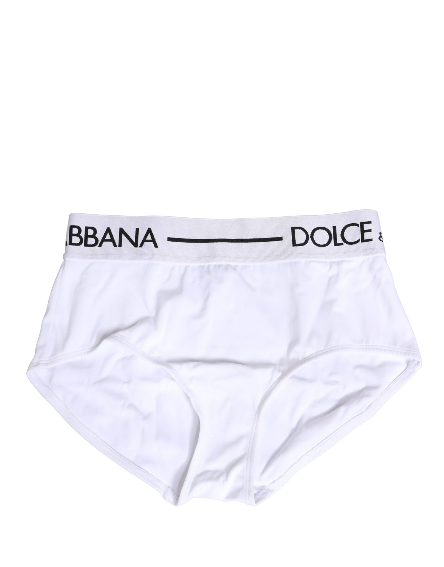 White Nylon Logo Waistband Panty Underwear