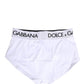 White Nylon Logo Waistband Panty Underwear