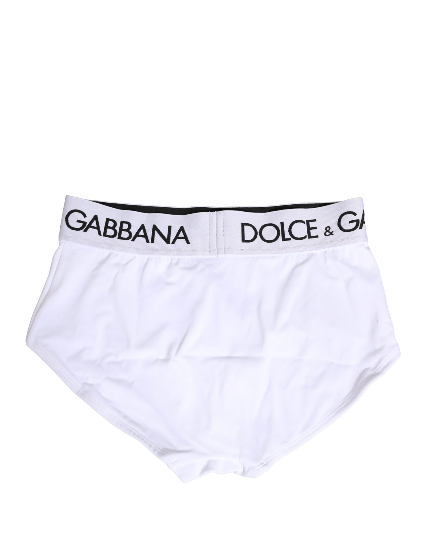 White Nylon Logo Waistband Panty Underwear