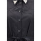 Black Cotton Casual Dress