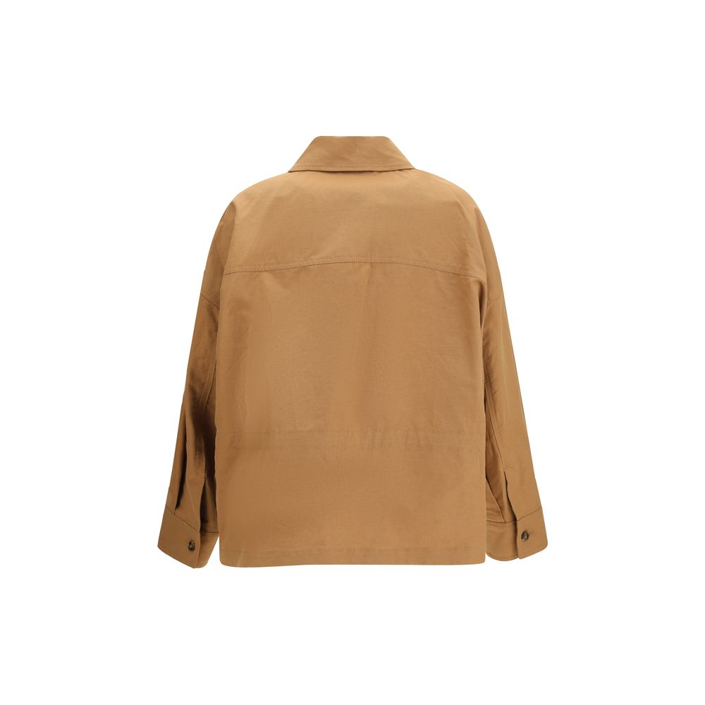Brown Cotton Coat