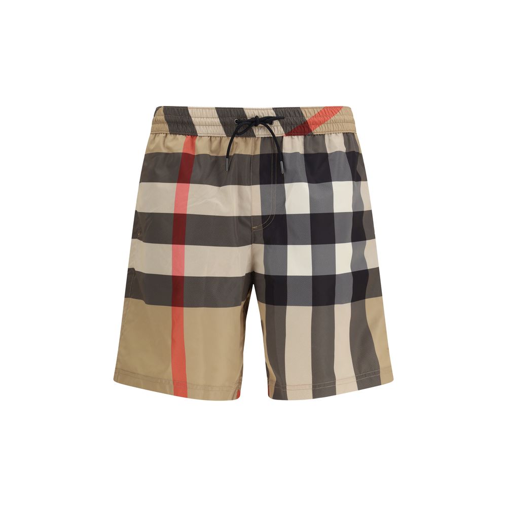 Multicolor Polyester Shorts
