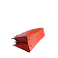 Orange Leather Women Handbag