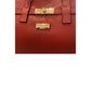 Red Leather Women Handbag