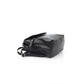 Black Leather Women Backpack