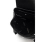 Black Leather Women Backpack