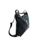Black Leather Women Backpack
