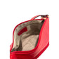 Red Leather Women Crossbody Bag