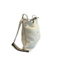 Beige Cowhide Leather Women Backpack