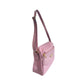 Pink Leather Women Crossbody Bag