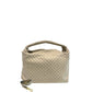 Beige Leather Women Handbag