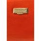 Orange Leather Women Handbag