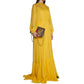 Bicolor Acetate Casual Dress