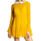 Bicolor Acetate Casual Dress