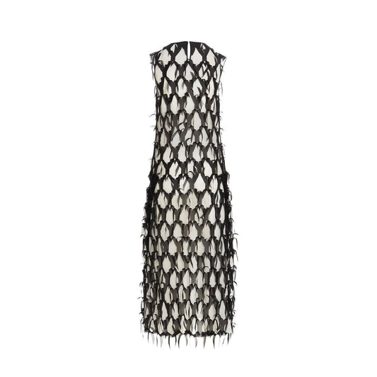Black Silk Casual Dress