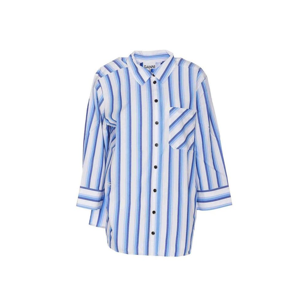 Blue Cotton Blouse
