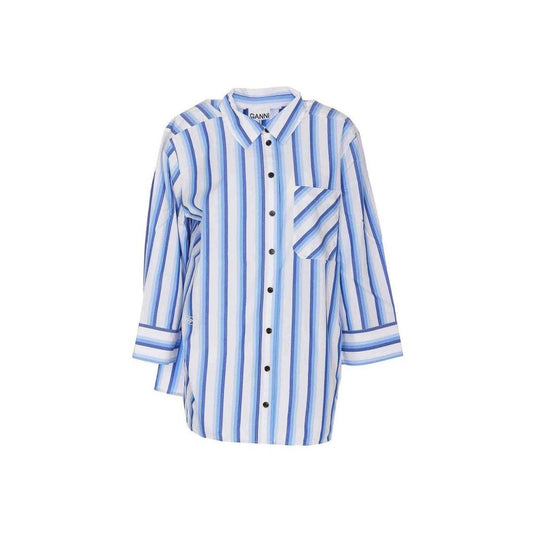 Blue Cotton Blouse