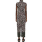 Bicolor Cotton Casual Dress