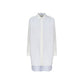 White Cotton Casual Dress