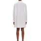 White Cotton Casual Dress