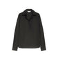 Black Cotton Dress Shirt