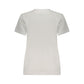 White Cotton Women T-Shirt