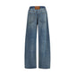 Blue Cotton Jeans Denim