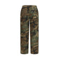 Bicolor Cotton Casual Pants