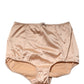 Beige Silk Blend High Waist Girdle Panty Underwear