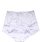 White Silk Blend High Waist Girdle Panty Underwear