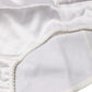 White Silk Blend High Waist Girdle Panty Underwear