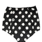 Black Polka Dot High Waist Girdle Panty Underwear