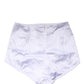 White Silk Blend High Waist Girdle Panty Underwear