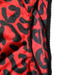 Black Red Leopard Mid Waist Brief Panty Underwear