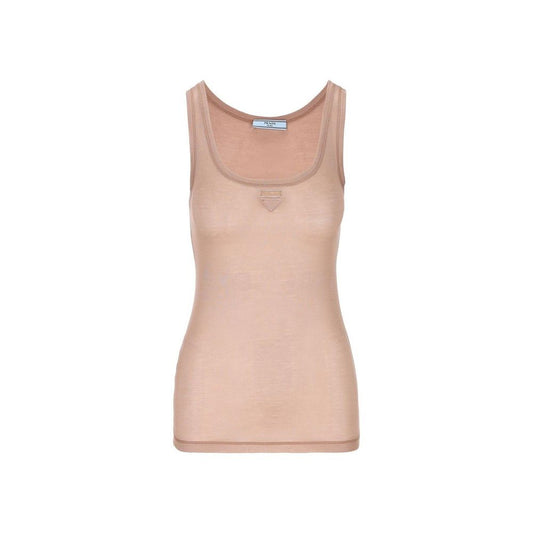 Multicolor Silk Tank Tops