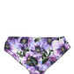 Multicolor Floral Mid Waist Brief Panty Underwear