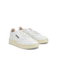 White Leather Athletic Sneakers