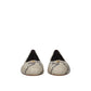 Beige Goatskin Ballet Flats