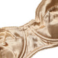 Beige Semi-Pad Underwire Balconette Bra Underwear