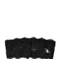 Black Lace Bandeau Bra Tube Top Underwear