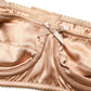 Beige Semi-Pad Underwire Balconette Bra Underwear
