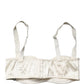 Off White Semi-Pad Underwire Balconette Bra Underwear