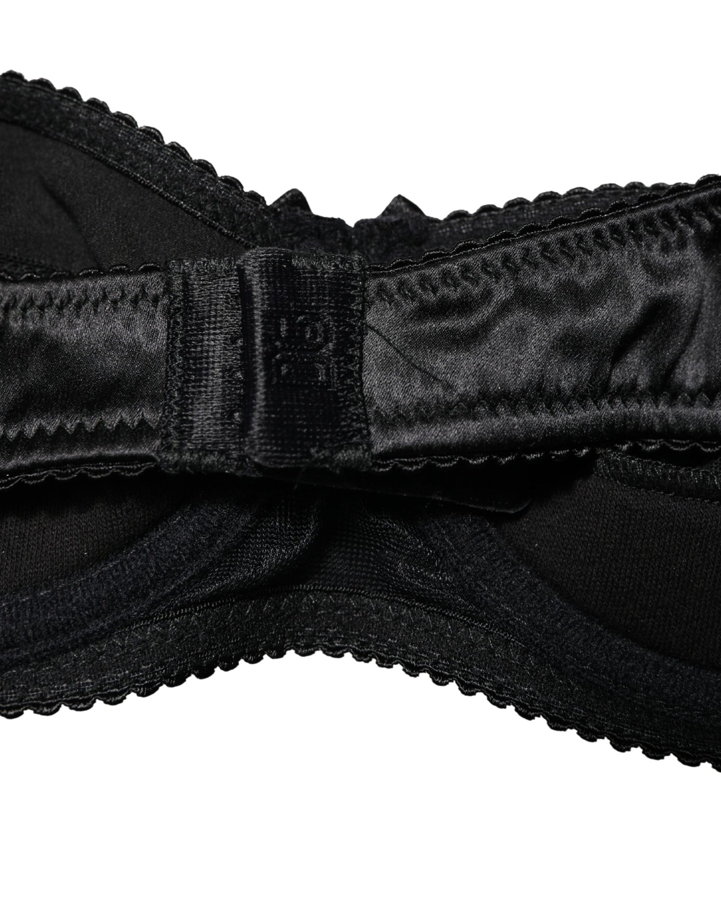 Black Semi-Pad Underwire Balconette Bra Underwear