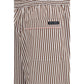 Multicolor Cotton Casual Pants