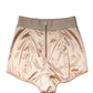 Beige Silk Blend High Waist Girdle Panty Underwear