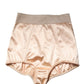Beige Silk Blend High Waist Girdle Panty Underwear