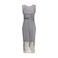 Brown Polyamide Casual Dress