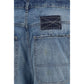 Blue Cotton Relaxed Fit Jeans