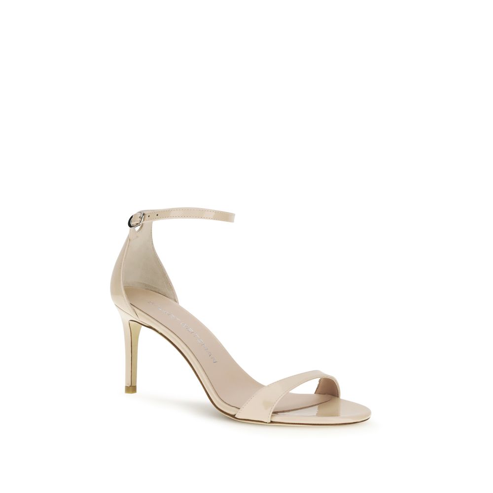 Multicolor Calf Leather Bos Taurus Stiletto Heel Sandals