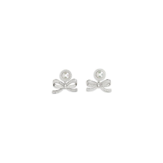 Silver Brass Earrings